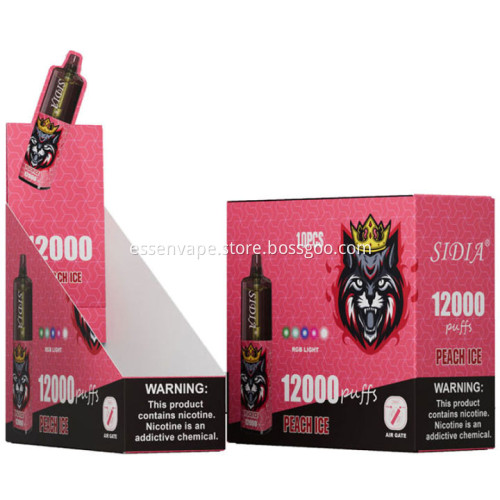 Grape Ice Puff 12k Sidia Disposable Vape